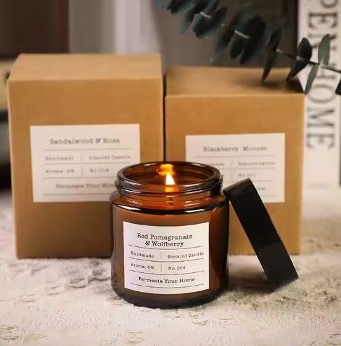 100ml 150ml 200ml Empty Glass Candle Jars